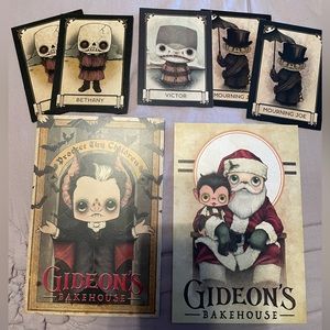 Gideons Bakehouse Trading Cards Menus Bethany Victor Mourning Joe March December